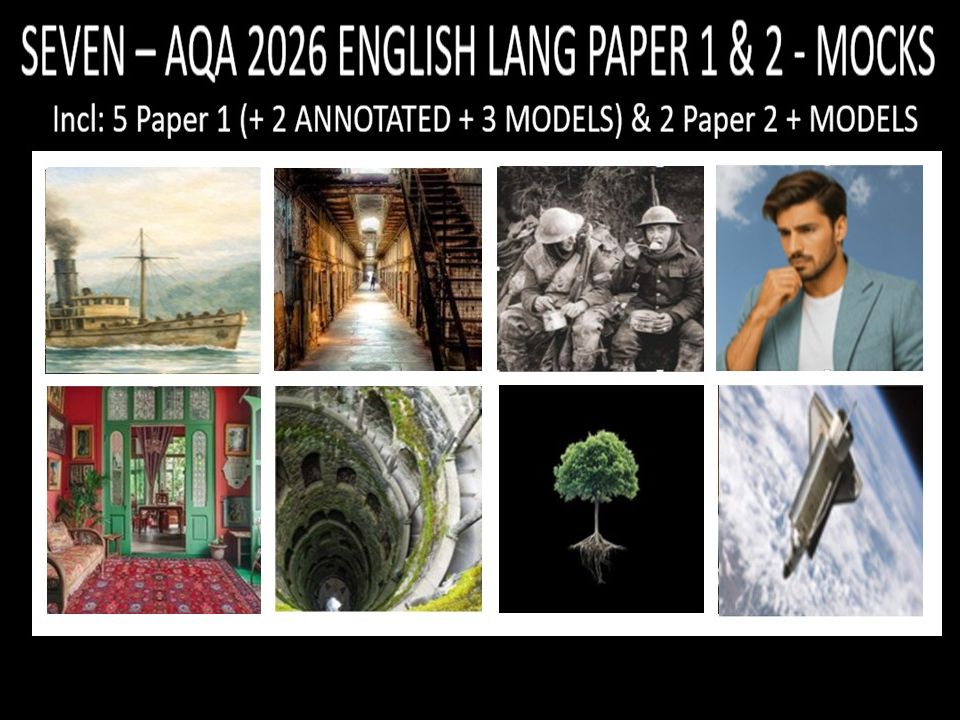 SEVEN - AQA PAPER 1 & 2 | 2026 FULL MOCKS | ANNOTATED | MODELS