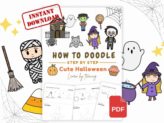 How to doodle Halloween Cute things