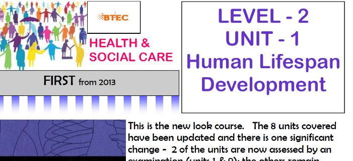 Btec Old Spec Health Social Care Level 2 Unit 1 Human Lifespan Development Teaching Resources