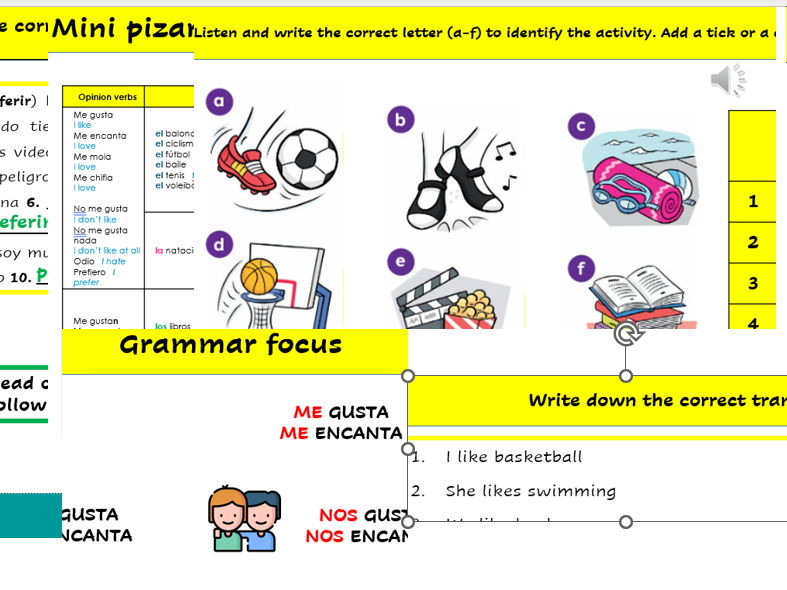 GCSE 2024- Module 1 (Diviertite) Lesson for Unit 2 (Dsisfrutamos)