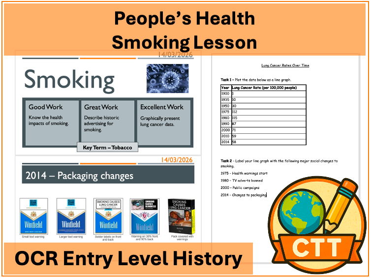 OCR Entry Level History - People's Health - Smoking Lesson