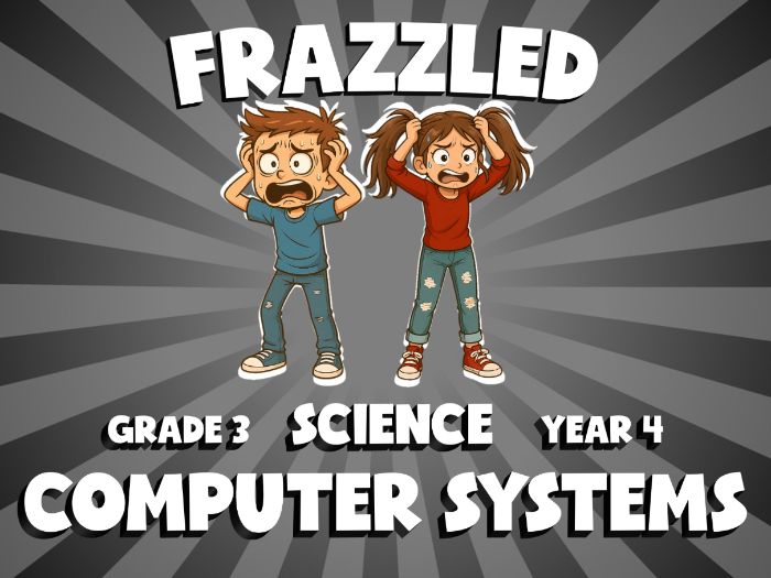 Computer Systems FRAZZLED Science Game | No-Prep Year 4 Review Activity