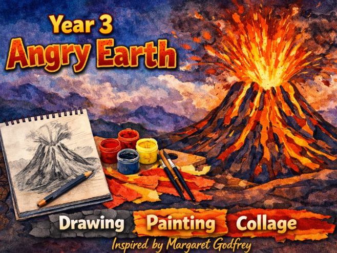 Year 3 Angry Earth Art 4-Week MTP
