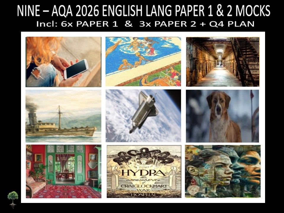 NINE - AQA PAPER 1 & 2 | 2026 FULL MOCKS | Q4 PLAN