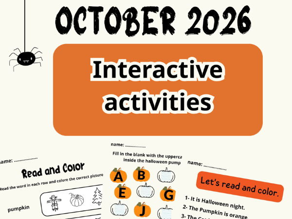 Halloween Activity & Coloring Book