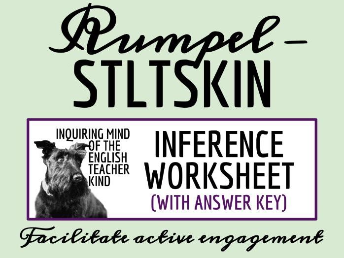 "Rumpelstiltskin" Close Reading Analysis Worksheet (Grimm's Fairy Tale)