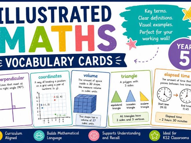 KS2 Maths Vocab Mats