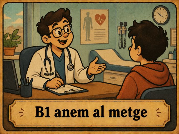 Catalan teaching - B1 level- Anem al metge