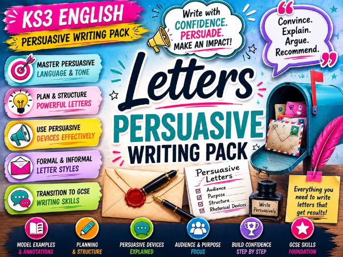 KS3 English - Letters - Persuasive Writing Pack
