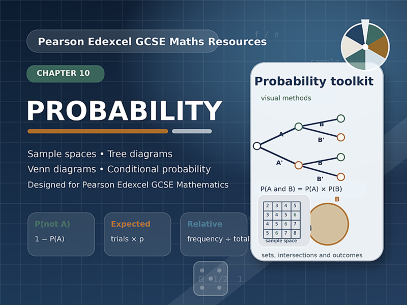 10 - Probability Teacher Pack - HIGHER Maths GCSE Pearson Edexcel