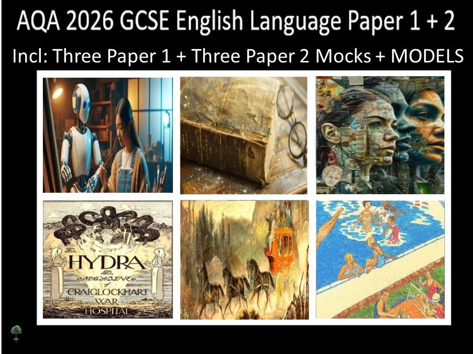Six AQA 2026 GCSE English Language Paper 1 & 2 Mocks | Models
