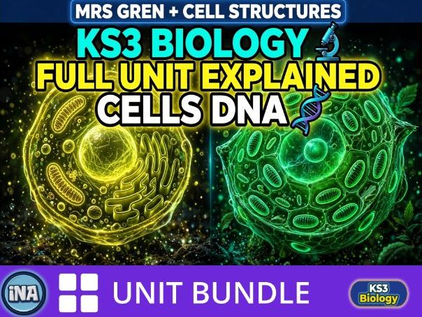 Cells - Complete KS3 Biology Unit Bundle