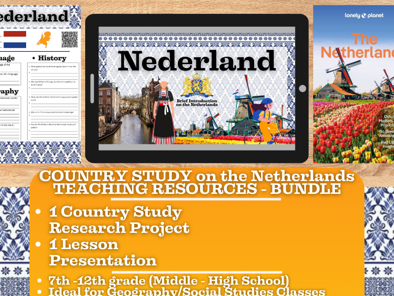 Country Study Teaching Resources - The Netherlands - Social Studies + Geography