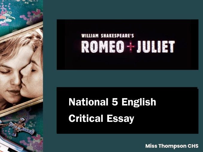 'Romeo + Juliet' (1996) Film Study Unit of Work