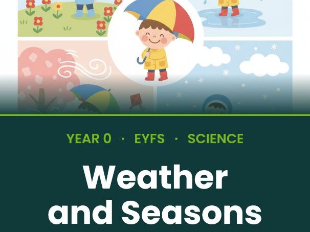 EYFS/Y1 Science: Weather & Seasons | Full Unit + Weather Watch