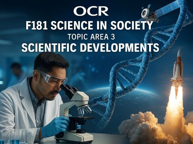 AAQ Applied Science F181 Science in Society: Topic Area 3 Scientific developments