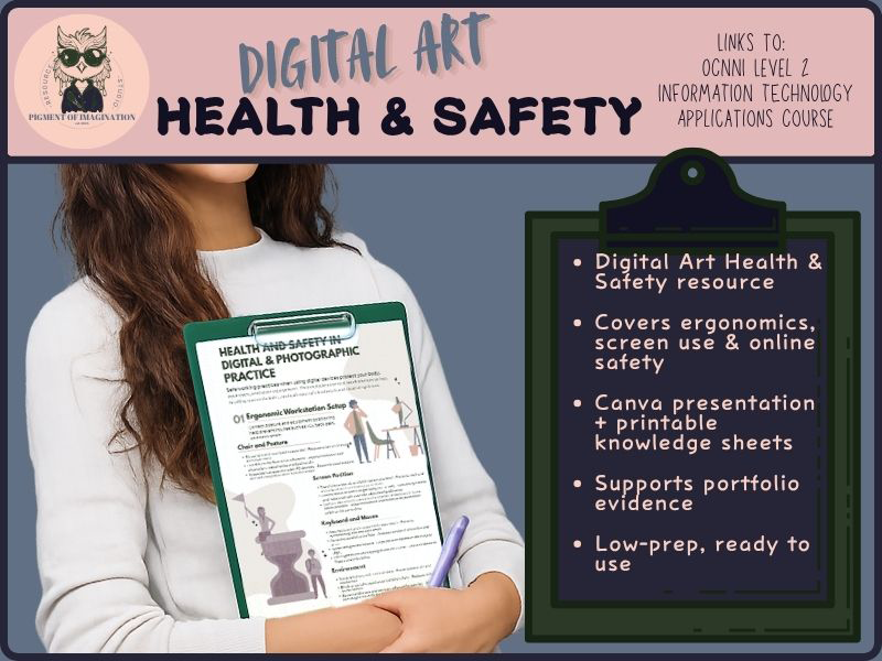 Digital Art Health & Safety | OCN NI L2 D/508/1365
