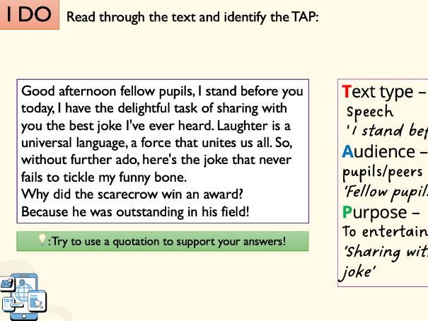 KS3 Non-fiction - Reading and Writing unit