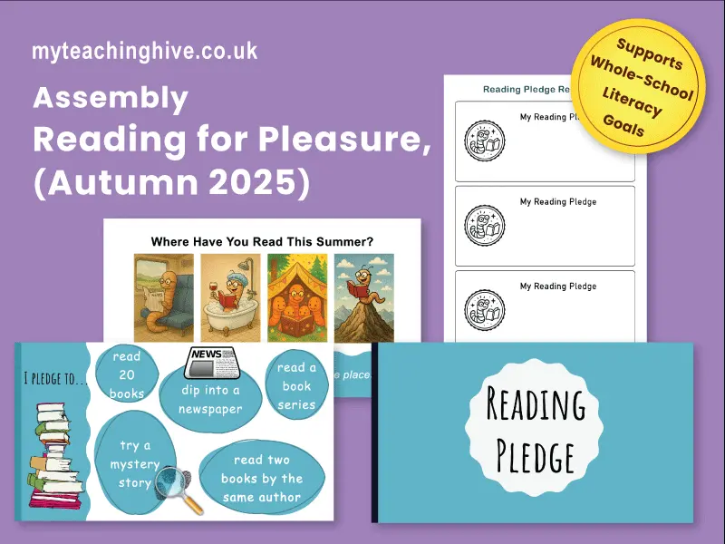 KS2 Assembly - Reading Pledge - Reading for pleasure - August 2025