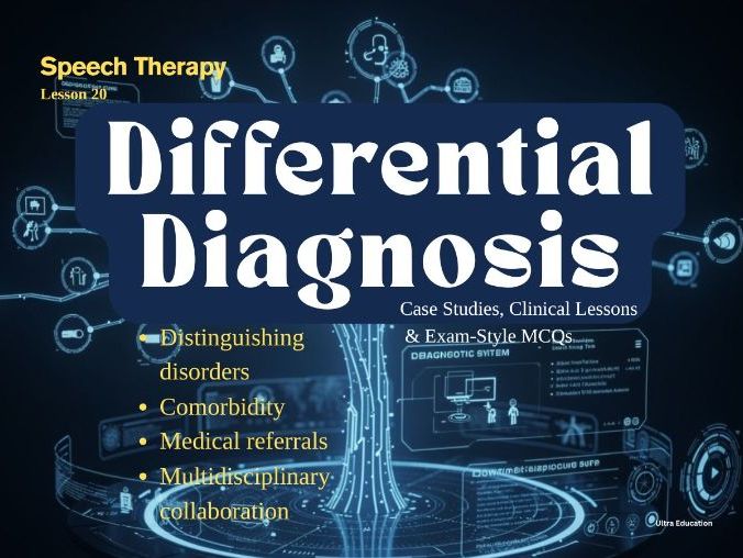 Differential Diagnosis in Speech Therapy Workbook