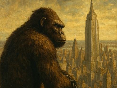 HOW DID A BIG DANGEROUS APE COME TO NEW YORK CITY????