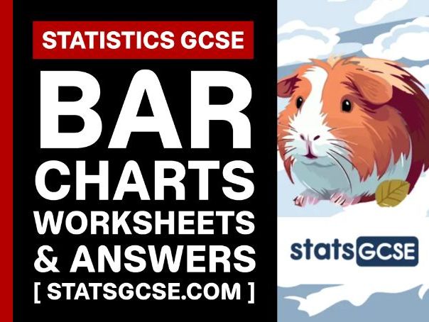 Bar charts - GCSE Statistics - Worksheet Pack + Answers