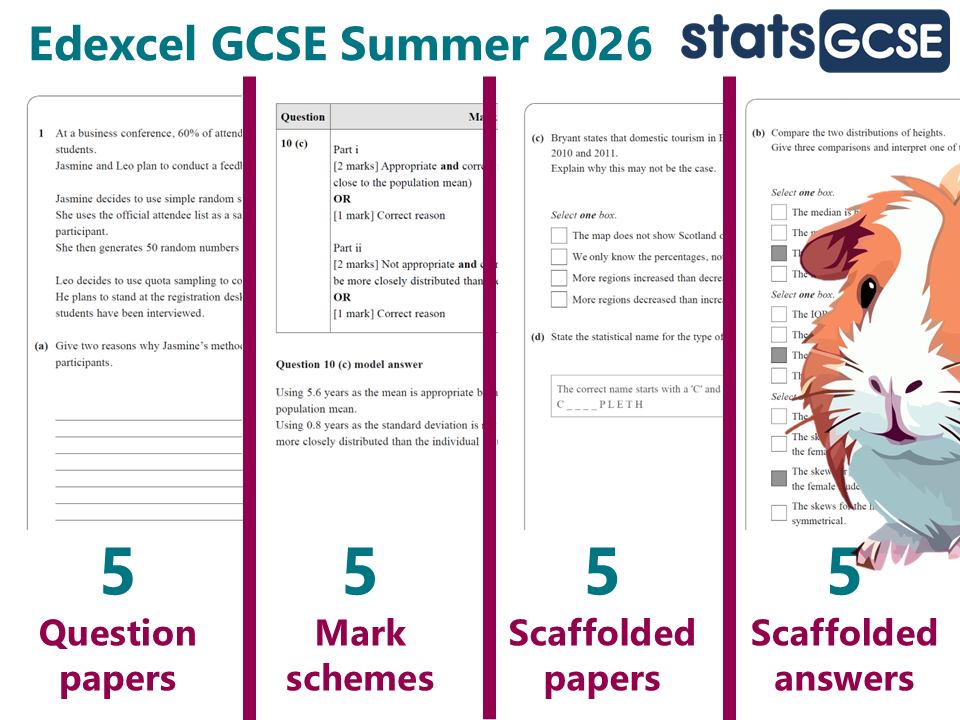 Statistics GCSE 2026 Edexcel Higher Prediction Paper 2