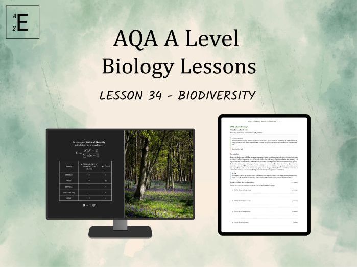 AQA A Level Biology Lesson 34 - Biodiversity