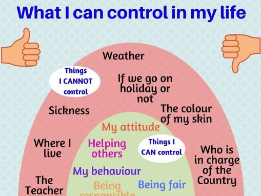 Poster for classroom - What I can and cannot control | Teaching Resources