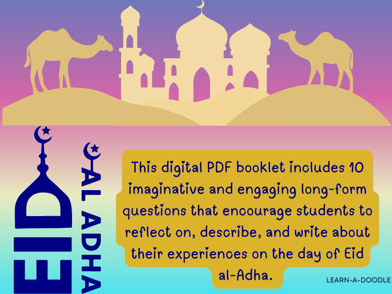 Eid Fun! Question Booklet for Kids: Celebrate, Share & Write About Your EID Day
