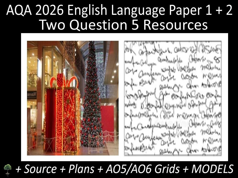 Two Question 5: AQA 2026 English Language Paper 1 + 2 | Resources