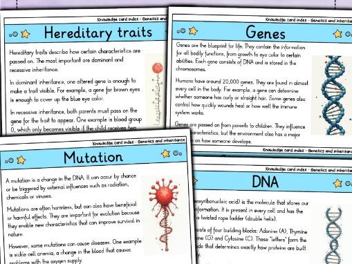 Genetics And Heredity Flashcards Biology Genes Dna Inheritance