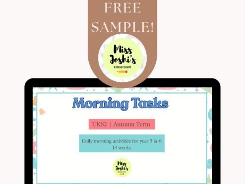 FREE UKS2 Morning Tasks  (3 day sampler)