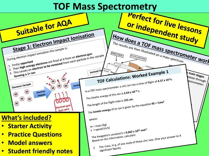 TOF Mass Spectrometry (AQA)