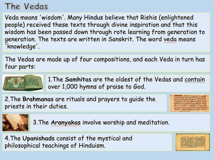 Hinduism: 3 Holy Book - Vedas