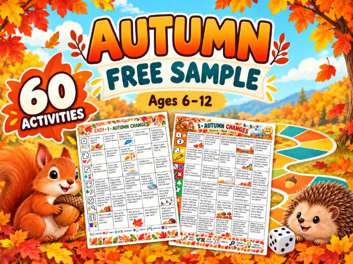 Autumn — Free Sample: 60 Learning Activities for Ages 6–12
