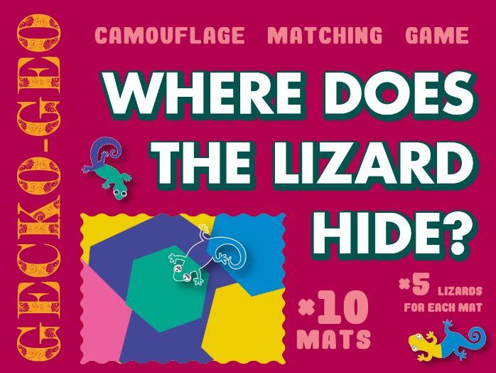 Lizard Camouflage Matching Game | GECKO-GEO