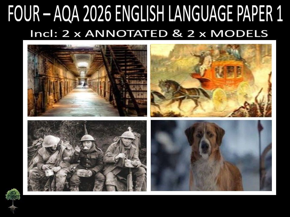 FOUR - AQA PAPER 1 | 2026 FULL MOCKS | ANNOTATED | MODELS