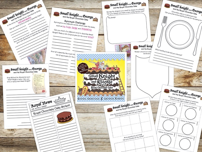 Story Activity Pack - Small Knight and George and the Royal Chocolate Cake