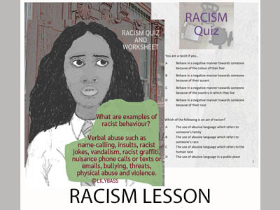 Racism Lesson - Quiz & Worksheet (UK)