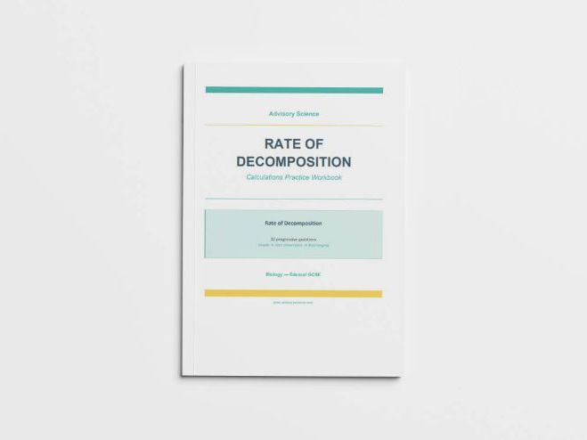 Rate of Decomposition - Edexcel GCSE Biology Calculation Practice Book