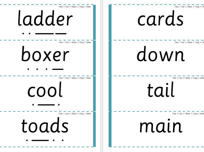 Year 1 Autumn 1 Weeks 1 - 5 (Supports Little Wandle)