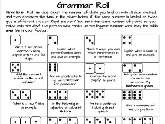 Grammar Roll