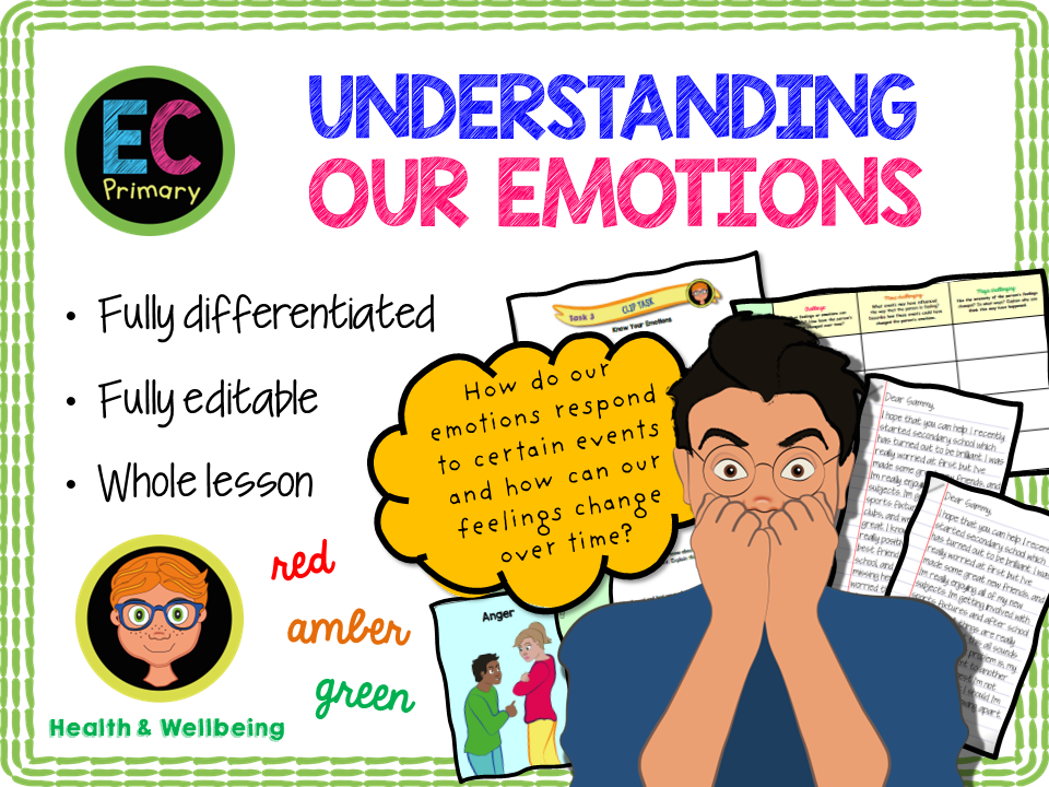 Understanding Emotions KS2 PSHE Teaching Resources