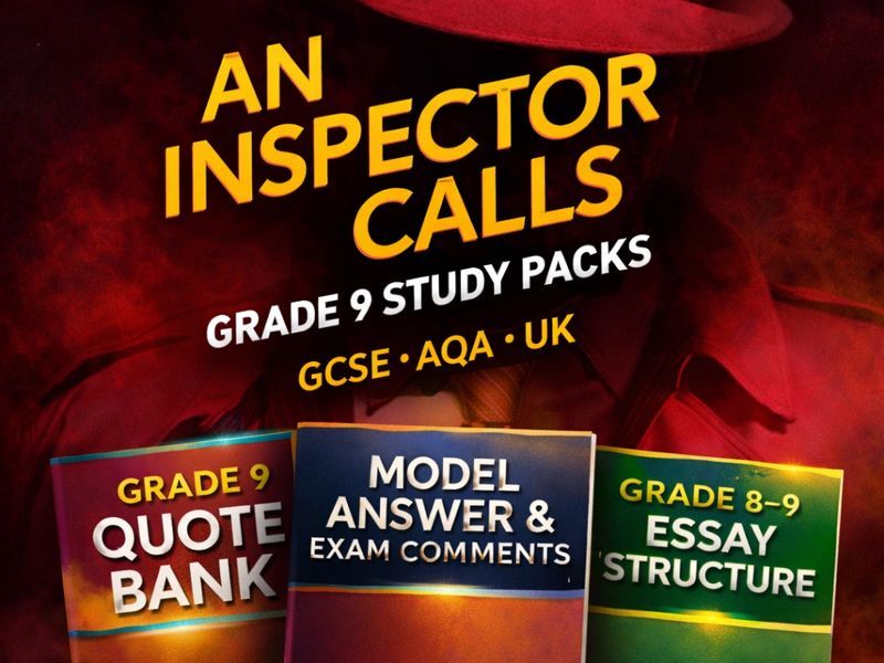 An Inspector Calls – Grade 9 Exam Mastery Bundle