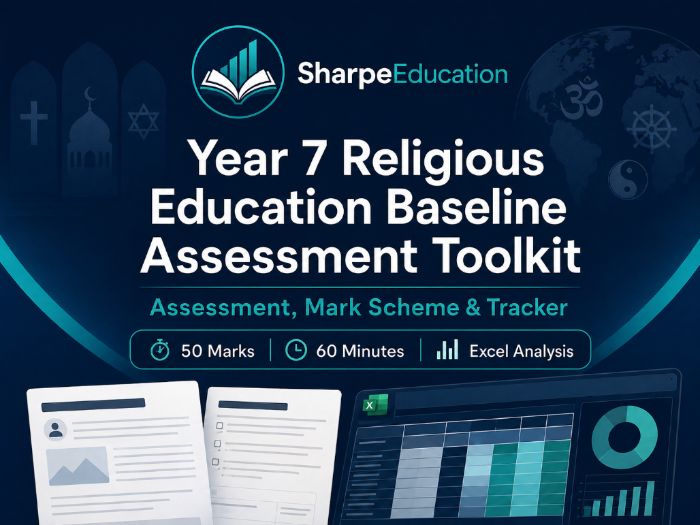 Year 7 Religious Education Baseline Assessment Toolkit | Assessment, Mark Scheme & Tracker
