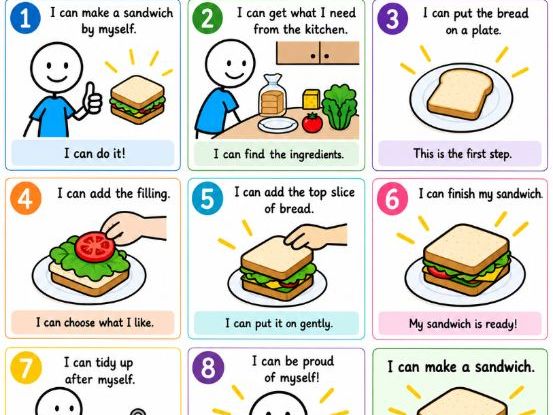 draft sandwich social story