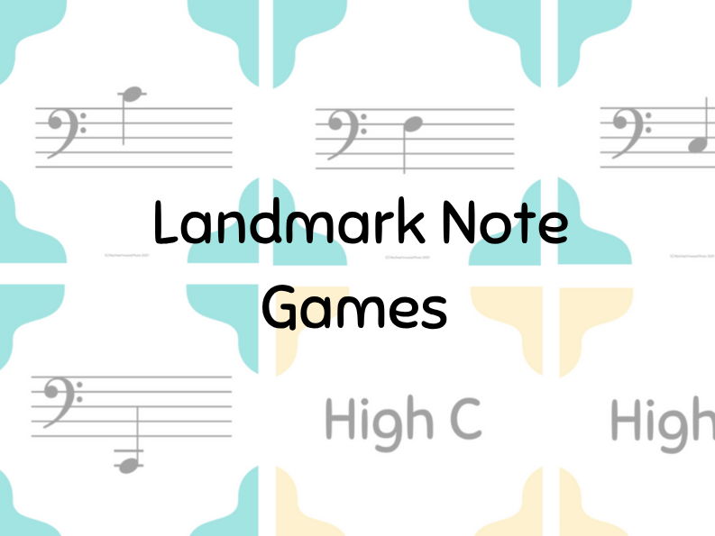 Landmark Note  Matching and Bingo Game
