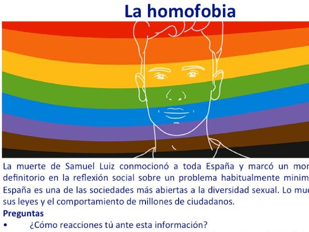 Spanish A Level: La homofobia. El caso de Samuel Luiz