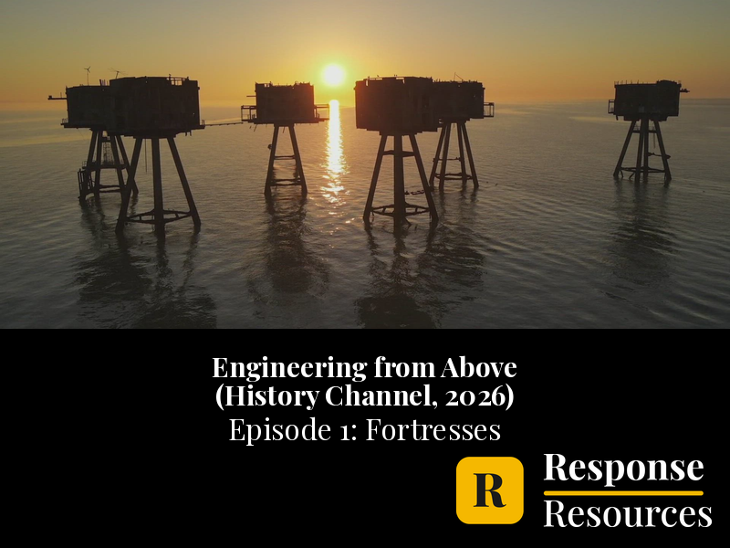 Engineering from Above Ep 1 WWII Sea Forts & Cartagena Worksheet + Google Forms